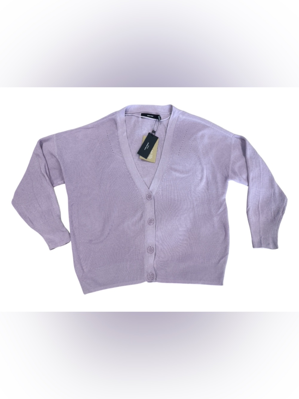 Vero Moda Lilac Pastel Ribbed Knit Cardigan 1X